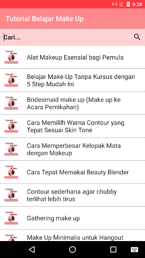 Tutorial Belajar Make Up Screenshot 0