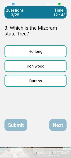 Mizoram Quiz Screenshot 2