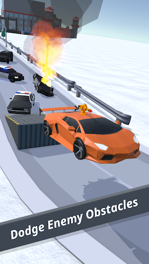 Battle Car - Police Escape Screenshot 1