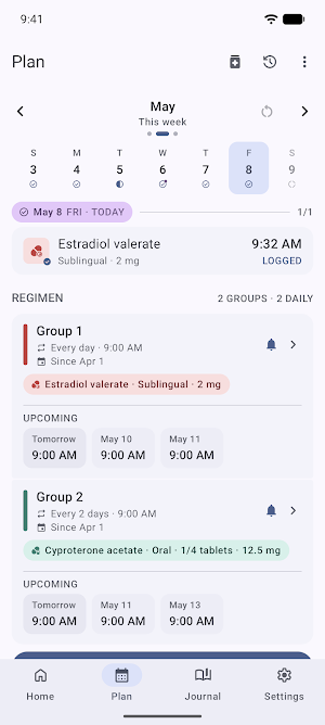 Featherline: HRT Tracker Screenshot 1