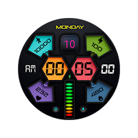 Pars Lidia Digital Watch Face