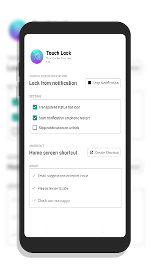 Touch Locker - Touch Protector - Screen touch lock Screenshot 0