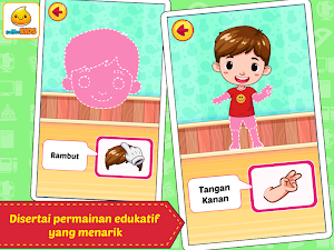 Belajar Bagian Tubuh + Suara Screenshot 3
