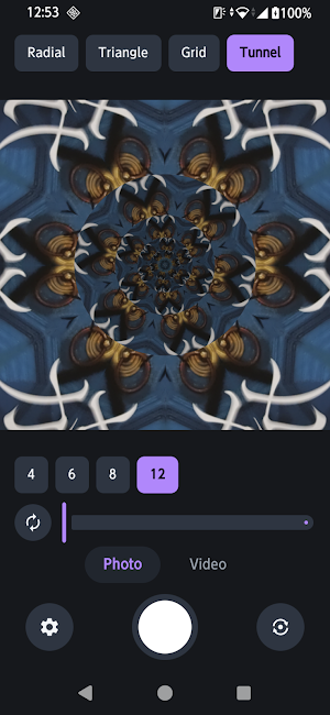 Kaleidoscope Camera: Mirror Screenshot 3