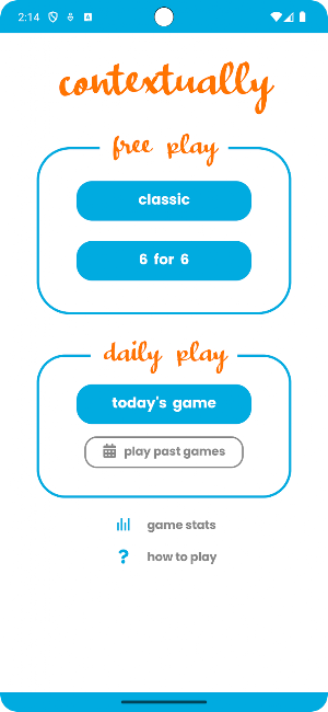 Contextually: Contexto AI game Screenshot 3