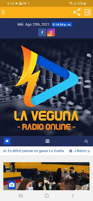 La Veguna Radio Screenshot 2