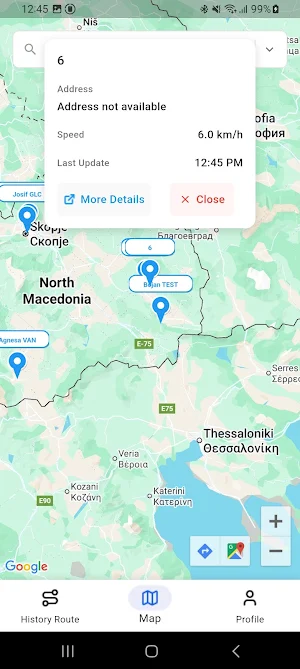 Globecom Tracker Screenshot 2