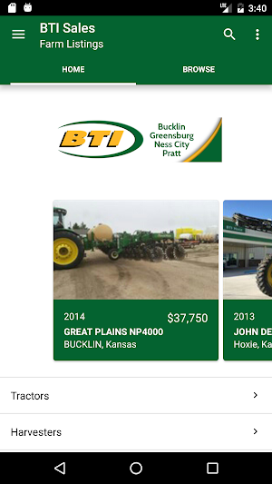 BTI Sales Screenshot 1