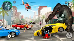Gorilla Hero Crime City Battle Screenshot 2