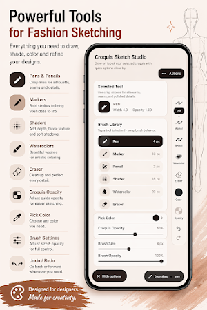 CroqStudio – Fashion Sketch Screenshot 3