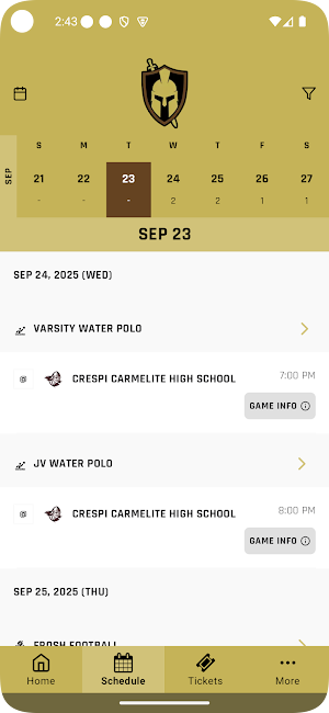SF Athletics (Golden Knights) Screenshot 1