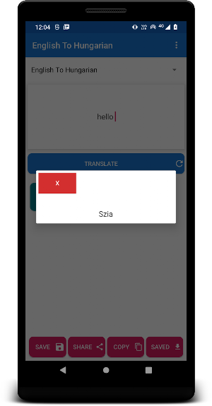 English Hungarian Translator Screenshot 1