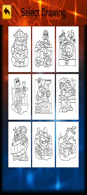 Robot Coloring Screenshot 2