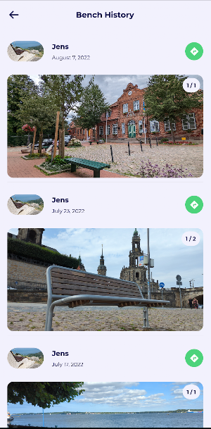 Bench Nearby Screenshot 2