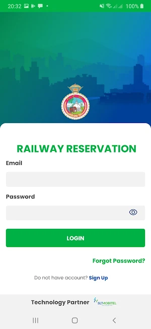 Sri Lanka Railways Reservation Screenshot 0