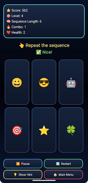 Color Recall Test Screenshot 0