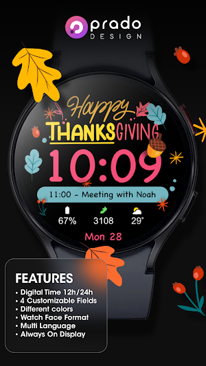 Happy Thanksgiving Autumn Screenshot 2