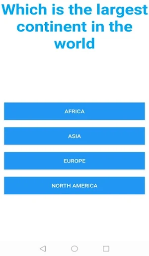 General Knowledge Quiz Screenshot 0