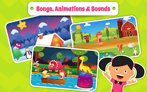 Nursery Rhymes Songs & Kids Puzzle Games Free Screenshot 1