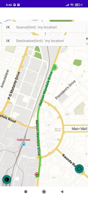 Gaborone Botswana Offline Map Screenshot 0