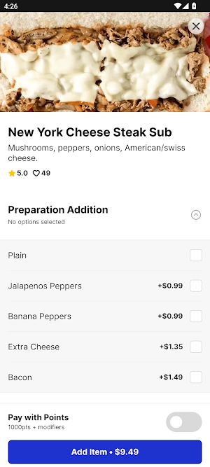 Monk's Cheesesteaks Screenshot 2