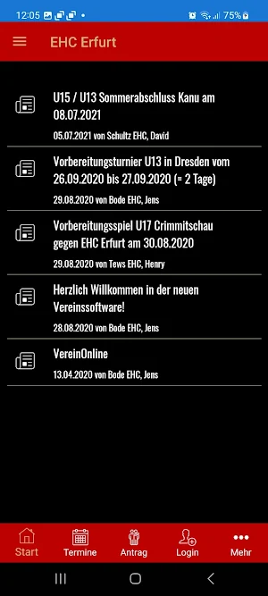 EHC Erfurt Screenshot 1