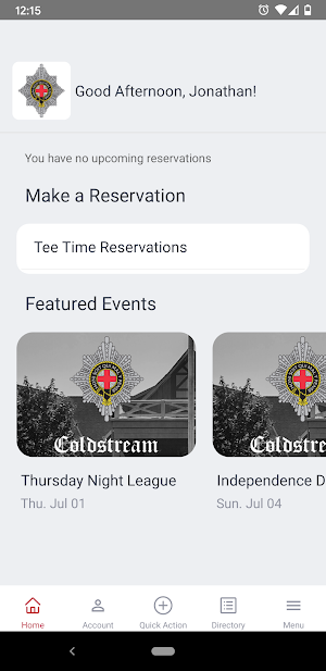 Coldstream Country Club Screenshot 1
