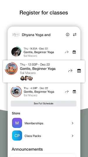 Dhyana Yoga + Wellness Screenshot 1