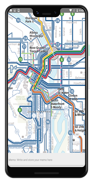 PORTLAND TRIMET TRANSPORT MAPS Screenshot 2