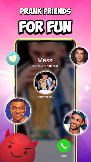 Idol Prank Call & Chat Prank Screenshot 2
