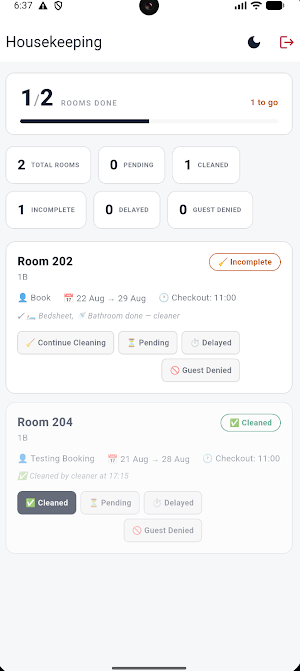 Syncstays Screenshot 1
