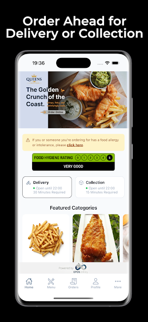 QUEENS FISH AND CHIPS BISHOPS Screenshot 0