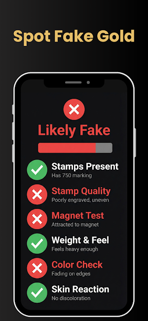 Gold Purity Identifier Screenshot 3