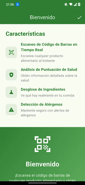 Food Scann Nutrition Scanner Screenshot 1