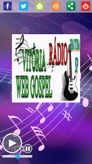 Rádio Vitória Web Gospel de Ubatuba SP Screenshot 1