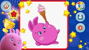 Sunny Bunnies: Coloring Book Screenshot 3
