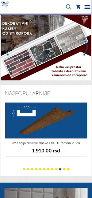 Filić - Proizvodi od stiropora Screenshot 1