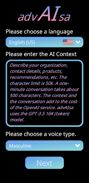 advAIsa Screenshot 1