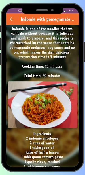 Noodle Recipies Screenshot 2