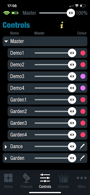 Cameo iDMX Version 2 Screenshot 2
