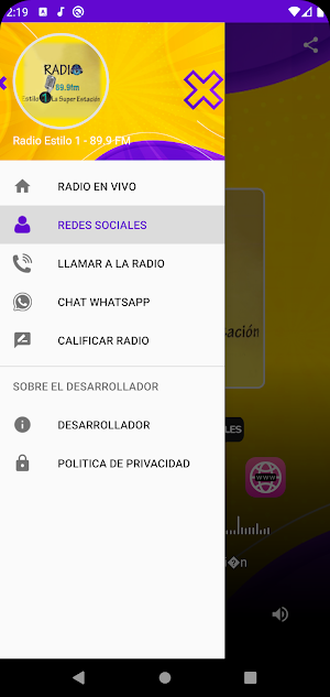 Radio Estilo 1 - 89.9 FM Screenshot 2
