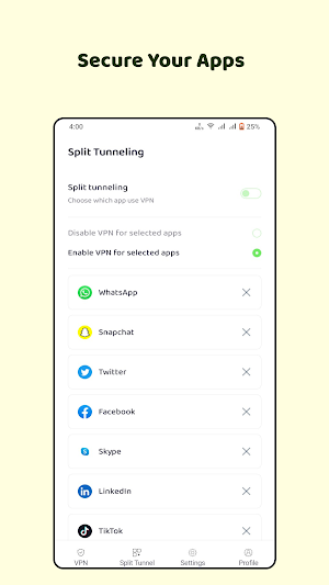WheelVPN: Private & Secure VPN Screenshot 2