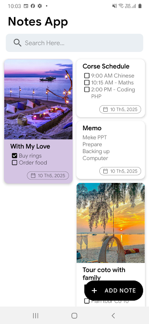 Simple Note App Screenshot 0