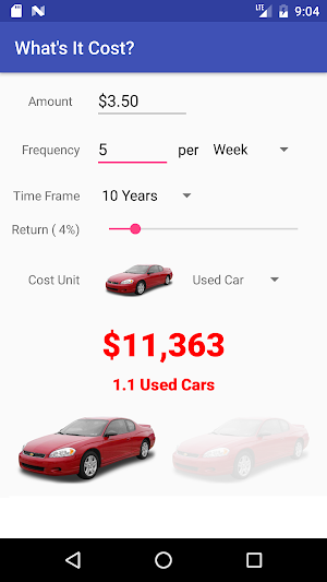 What's It Cost? Screenshot 2