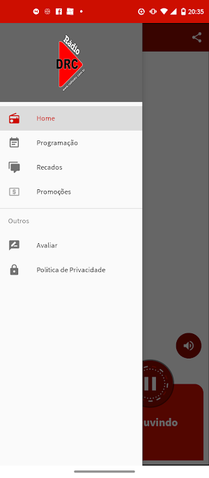 Rádio DRC Screenshot 1