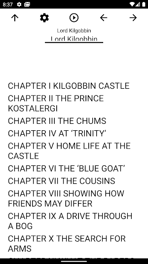 Book, Lord Kilgobbin Screenshot 0