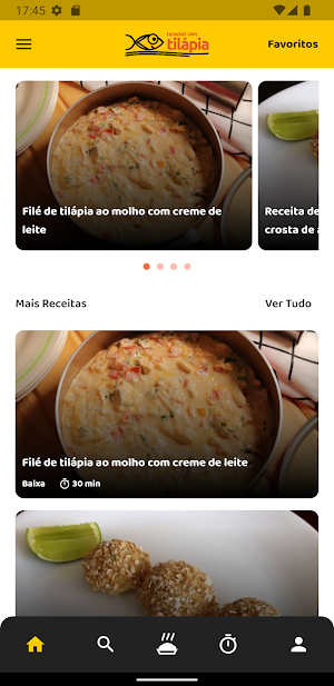 Receitas com Tilápia Screenshot 1