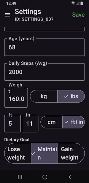 Nutri Diet Balance Screenshot 0
