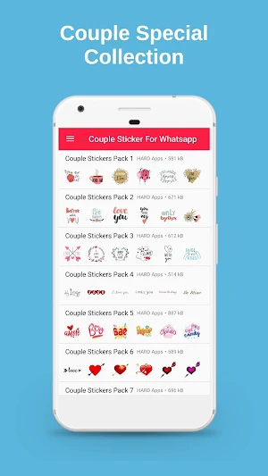 WASticker Romantic Couple Screenshot 1