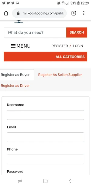 Milkoo Shopping Screenshot 2